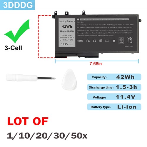 Lot 30x 3dddg battery for - ✅lot, 1-30x